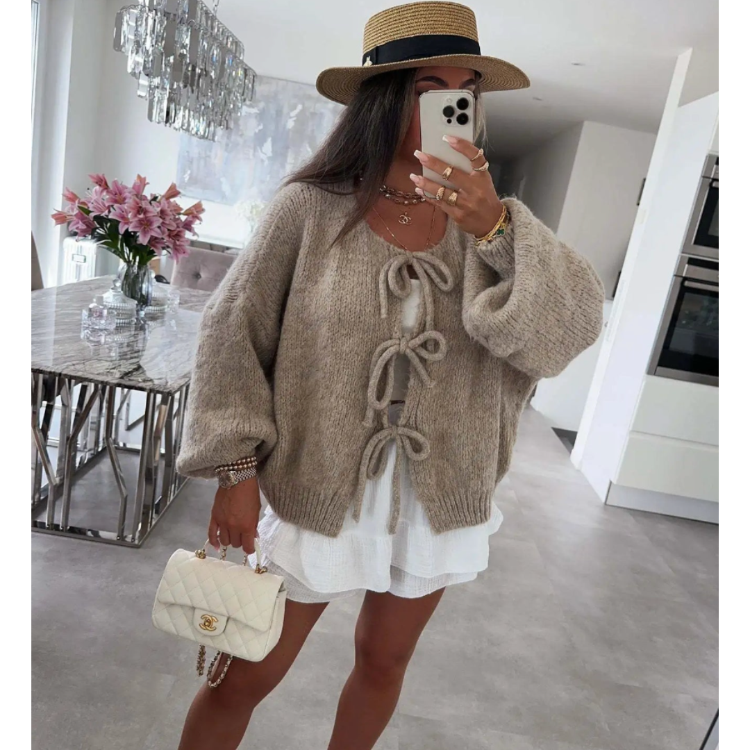 Pulli Oversize - vorne zu binden & moderne Passform