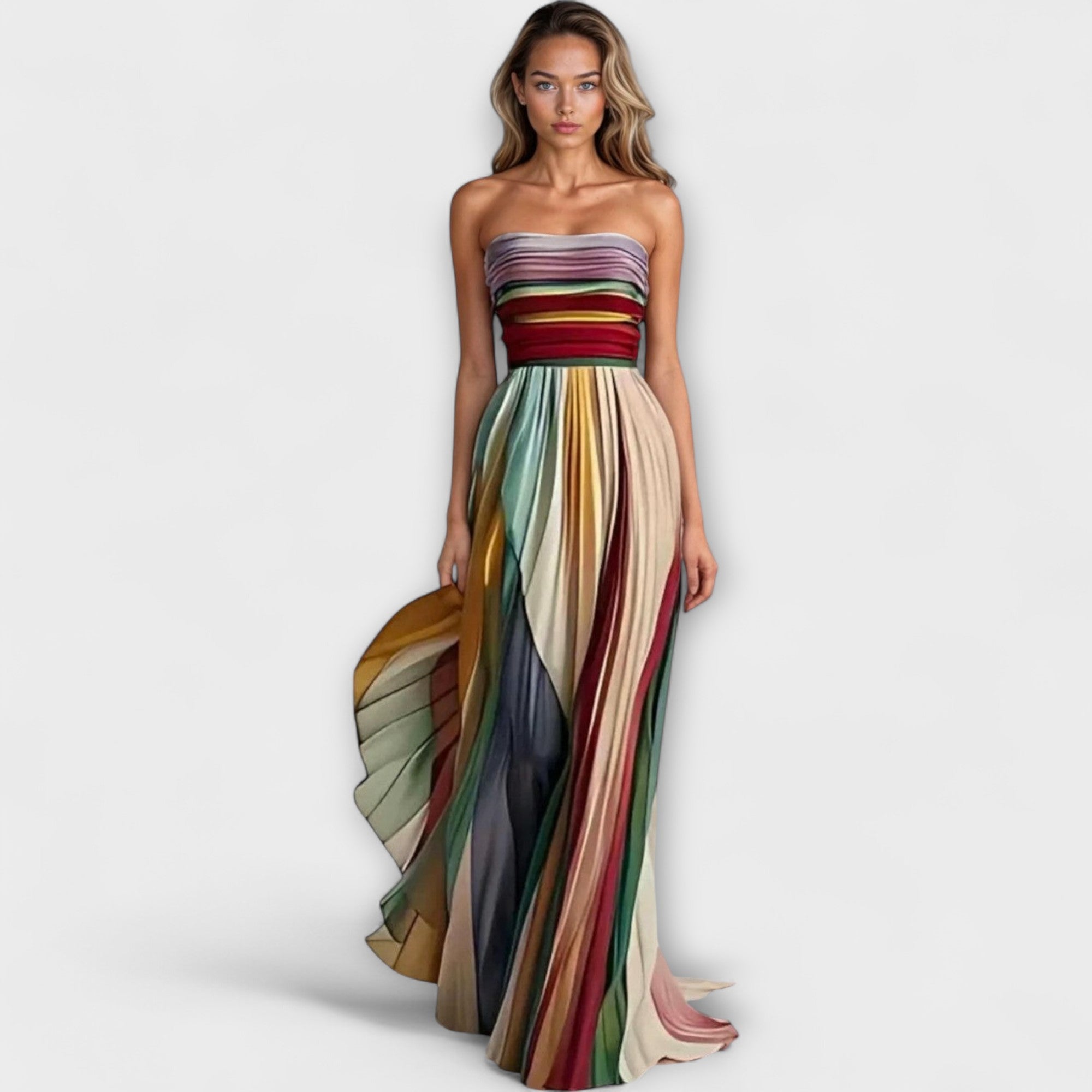 Damen ärmelloses Kleid - Leichter Stoff - flexibler Passform - Sommerstil