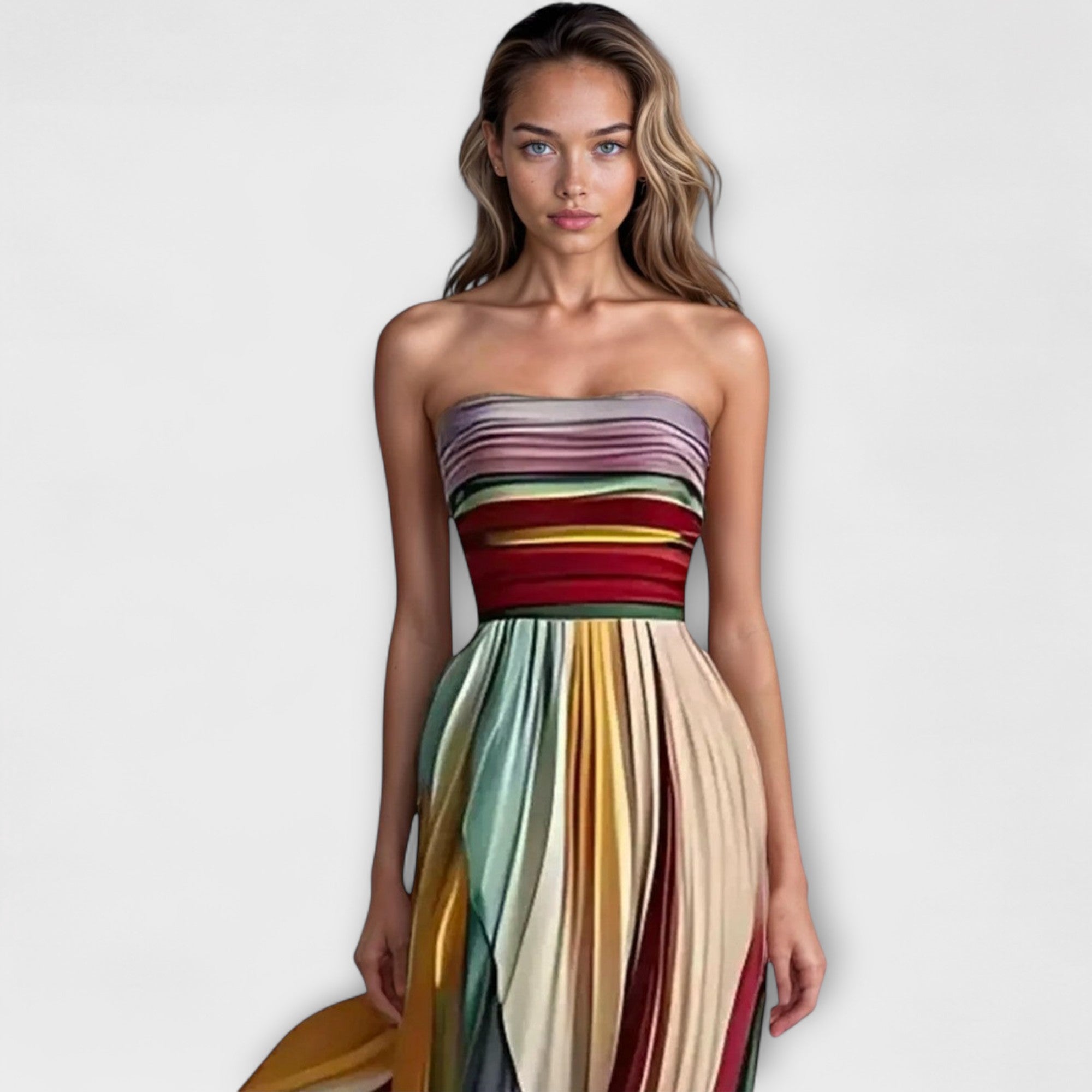 Damen ärmelloses Kleid - Leichter Stoff - flexibler Passform - Sommerstil 2